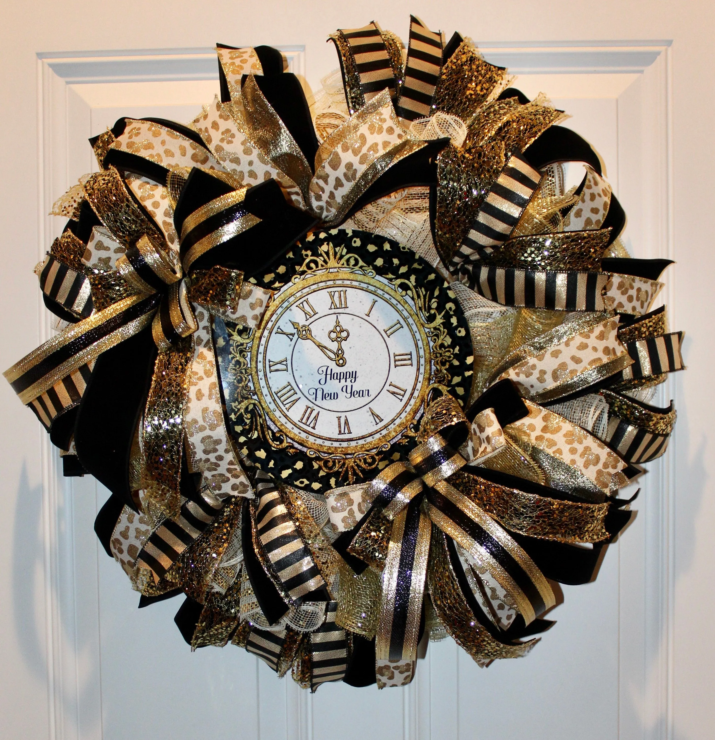 Elegant New Years Wreath