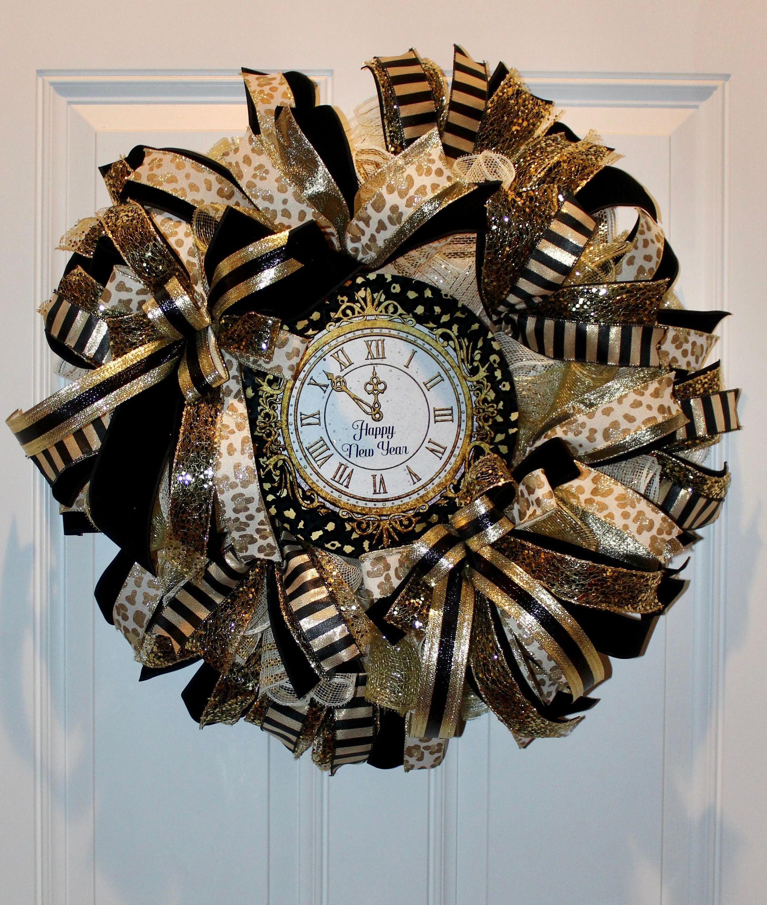 Elegant New Years Wreath