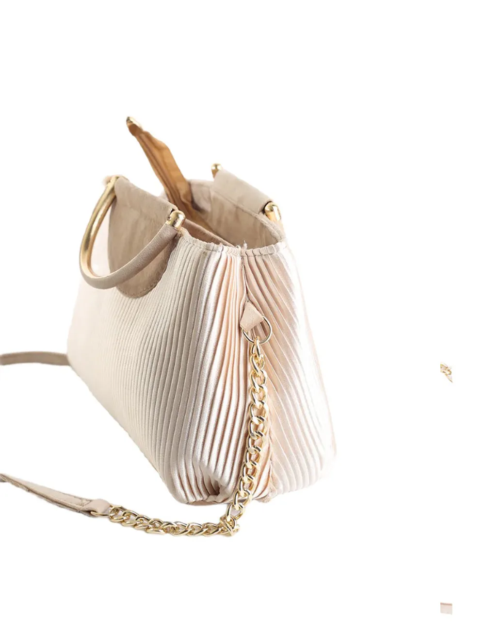 Elegant Pleated Handbag