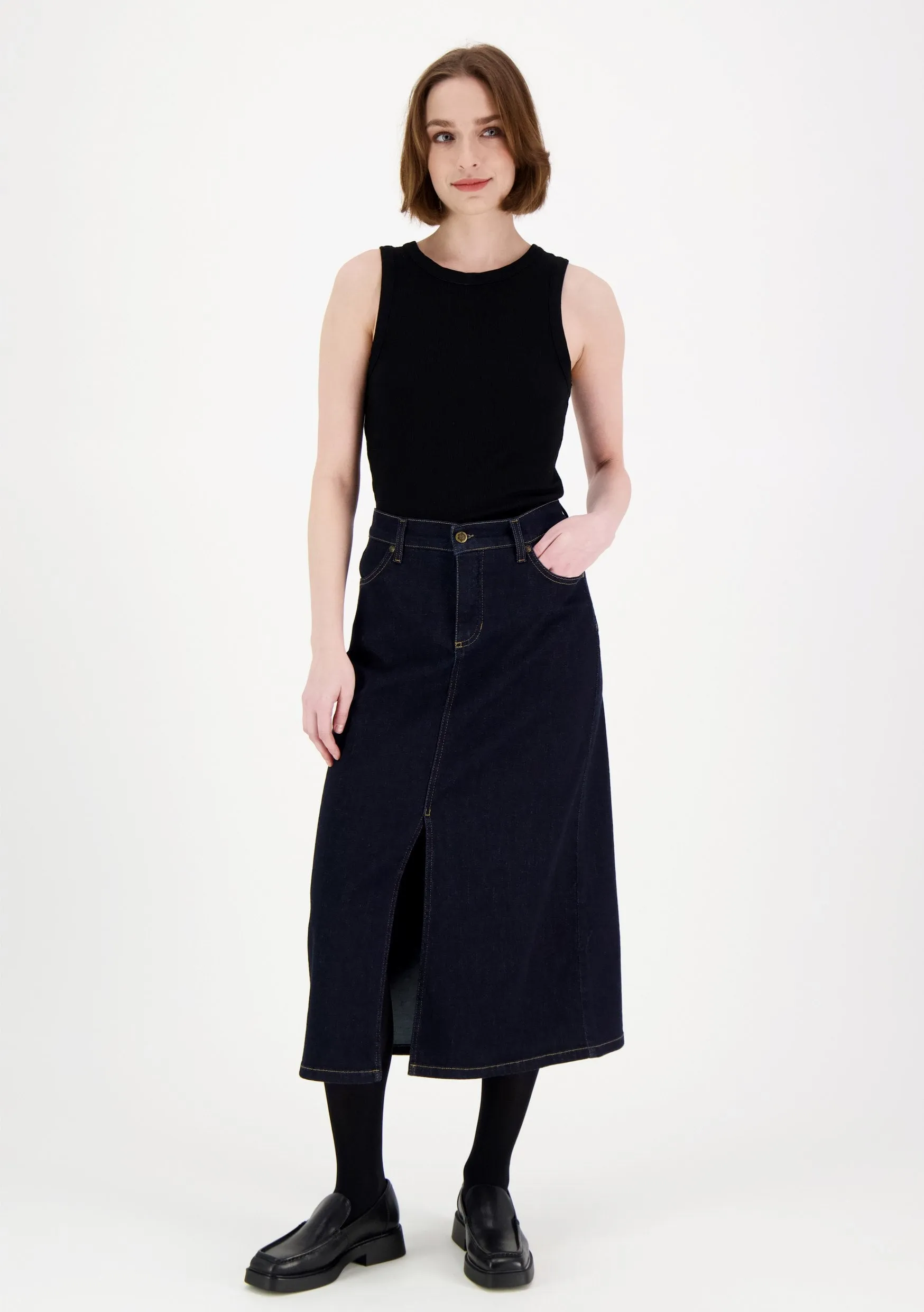 Elle Skirt Dark Blue