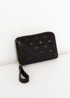 Elodie Leather Wallet in Black