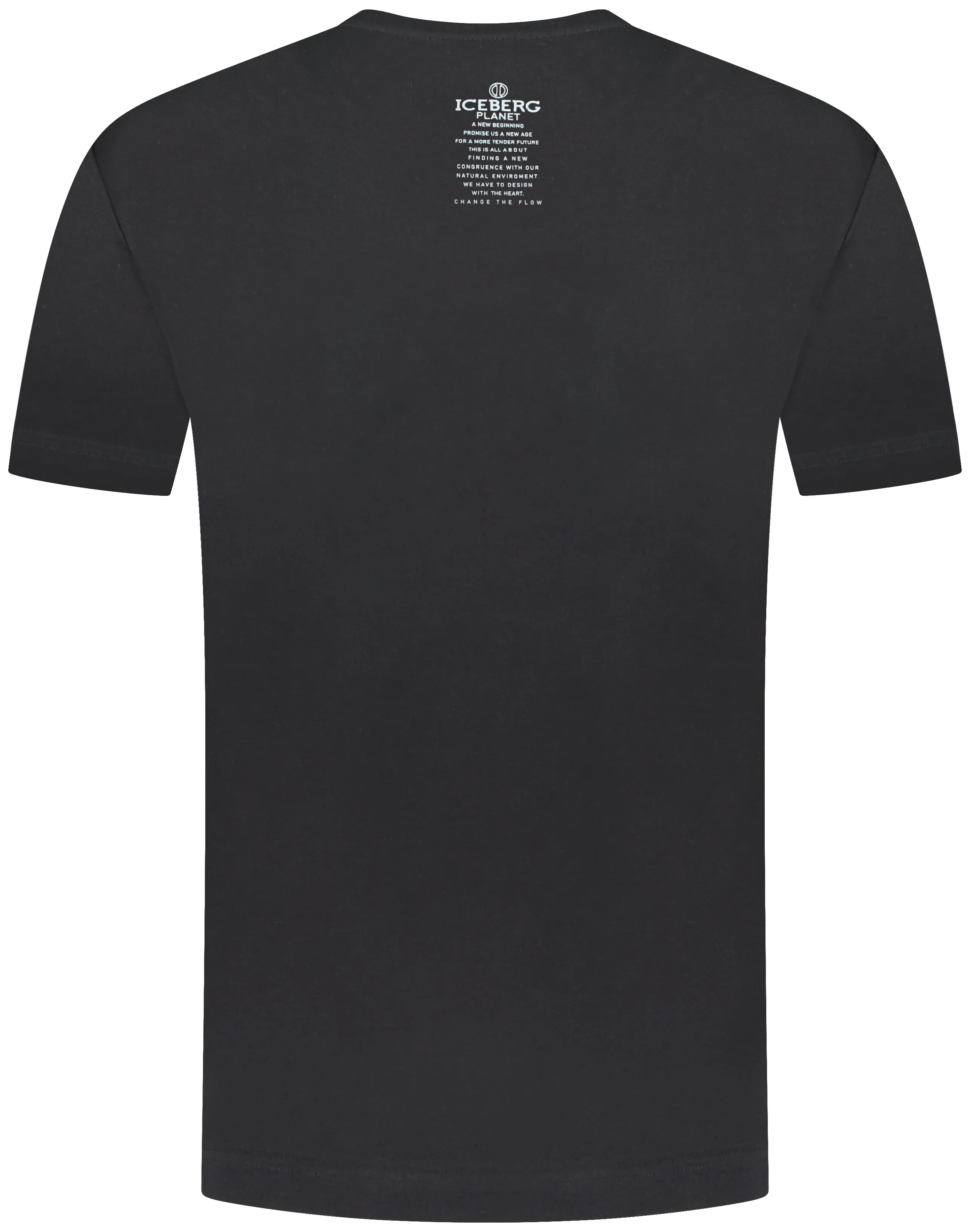 Embroidered Round Logo T-Shirt (Black) - I23F02863079000