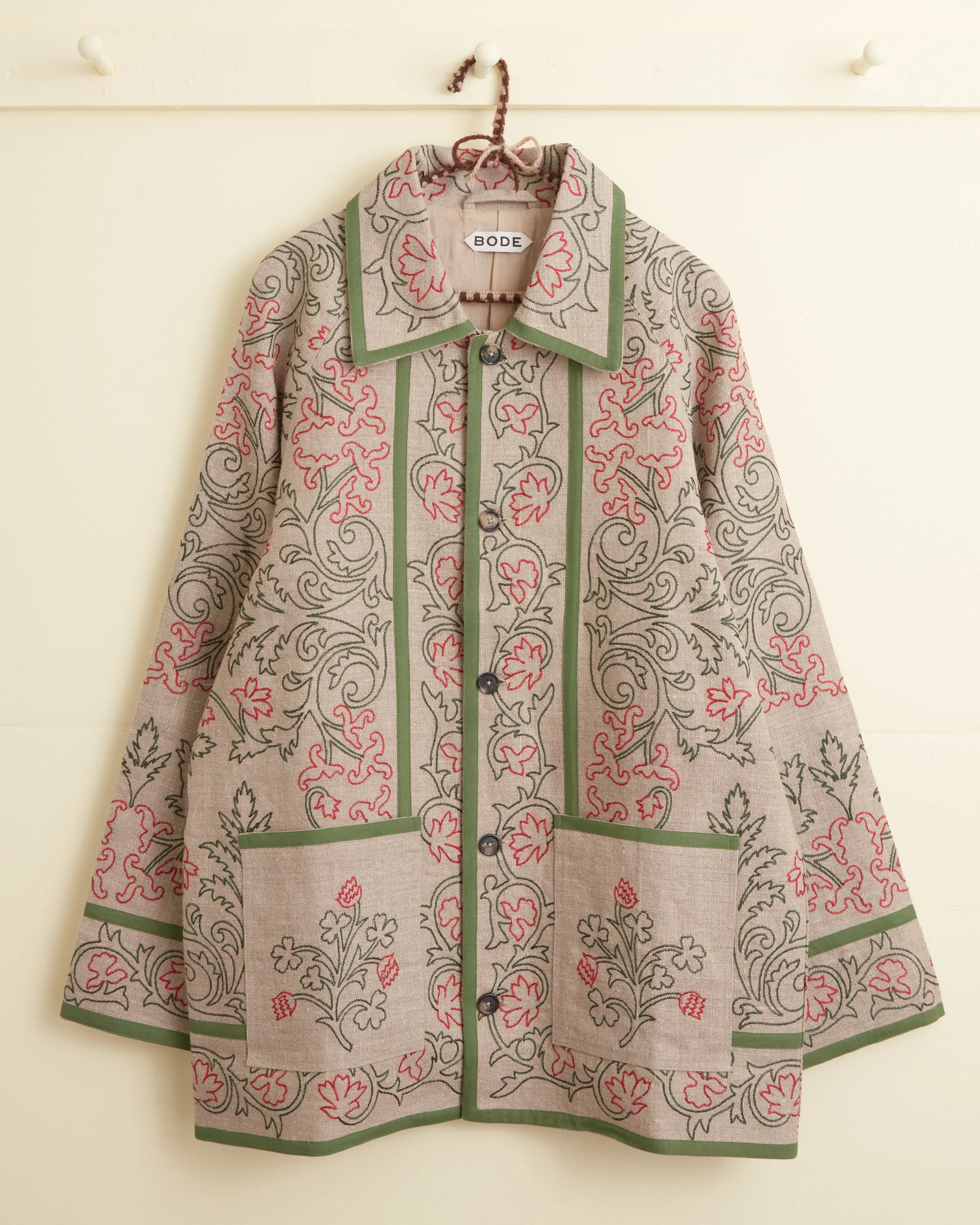 Embroidered Trumpetflower Coat