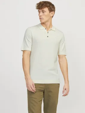 Emil Knit Polo - Cloud Dancer