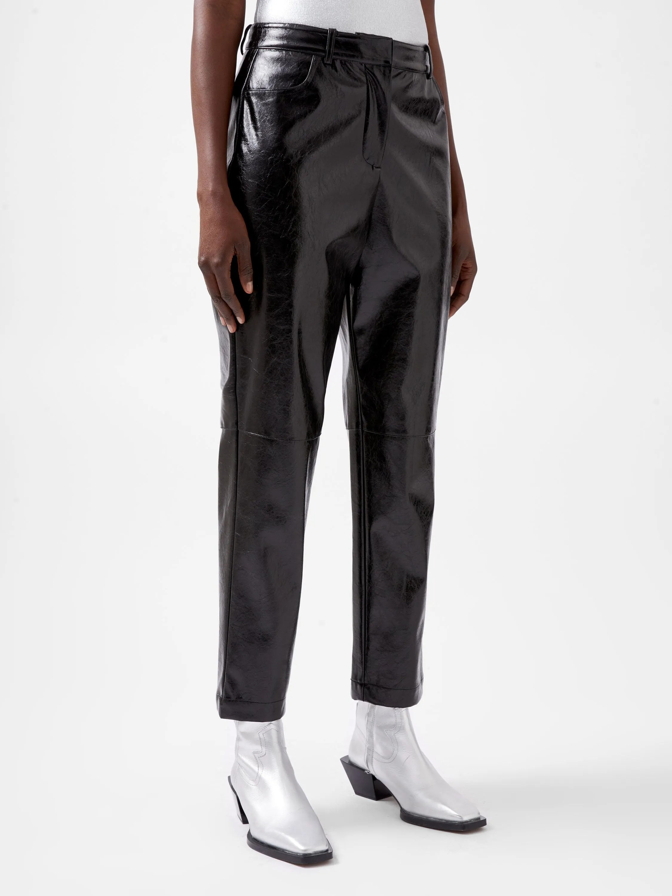 Emmett PU Tapered Trousers