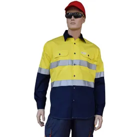 EMPIRAL DUAL TONE WORKSHIRT, Dual Tone, Work Shirt,100% Cotton Reflective Work Shirt