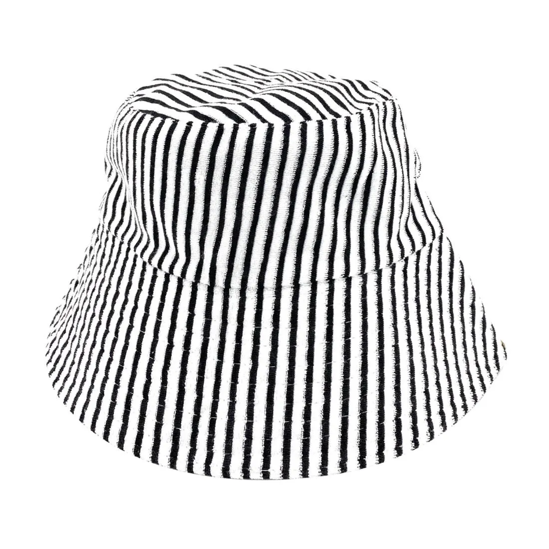 Empire Cove Stripe Terry Cloth Bucket Hat Fisherman Cap Women Men Summer Sun Hat