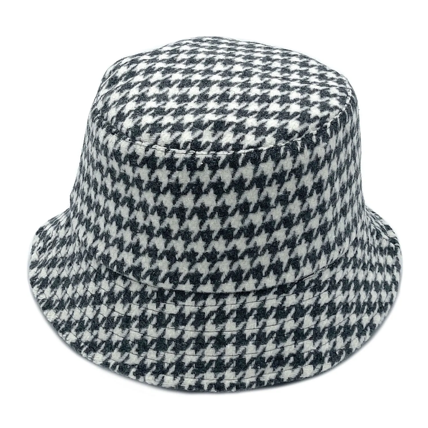 Empire Cove Womens Houndstooth Print Bucket Hat Fishermans