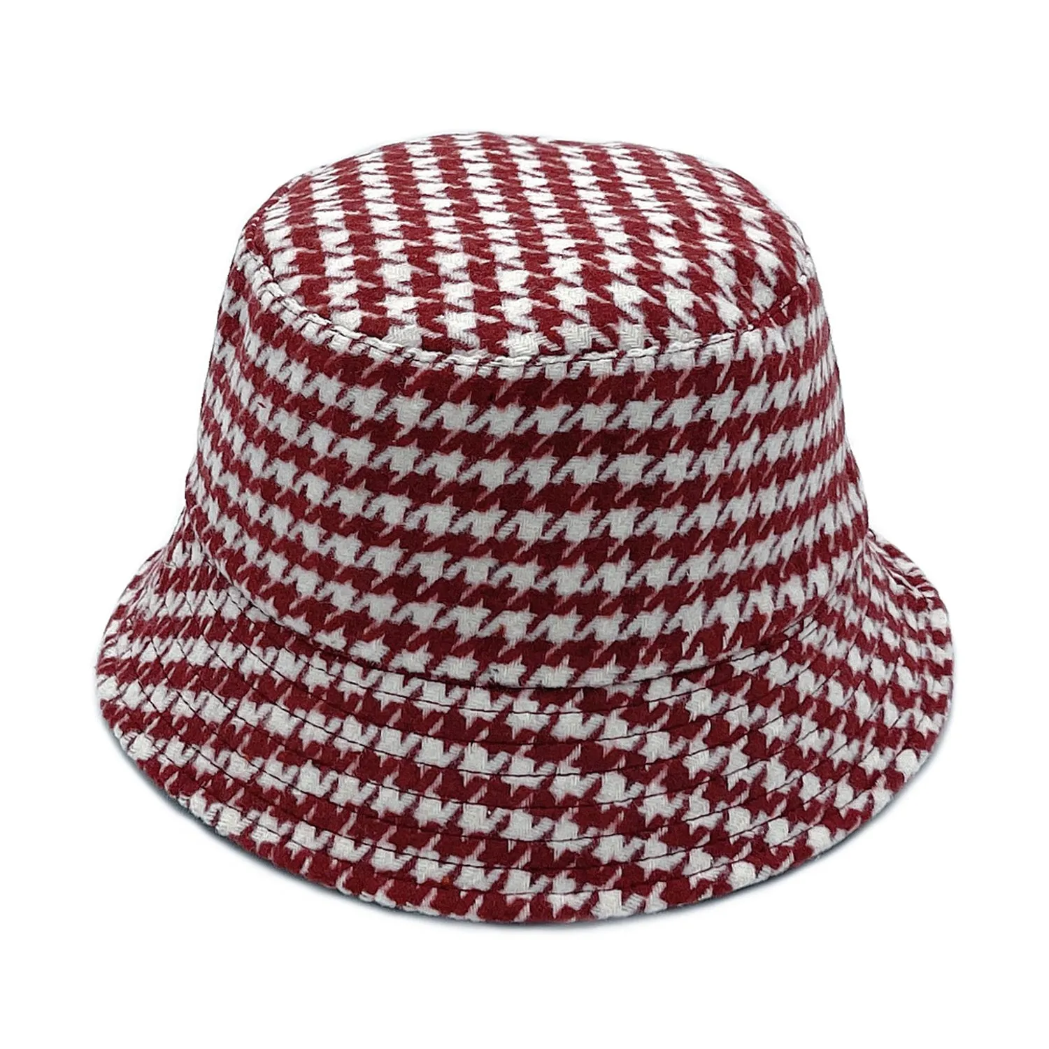 Empire Cove Womens Houndstooth Print Bucket Hat Fishermans