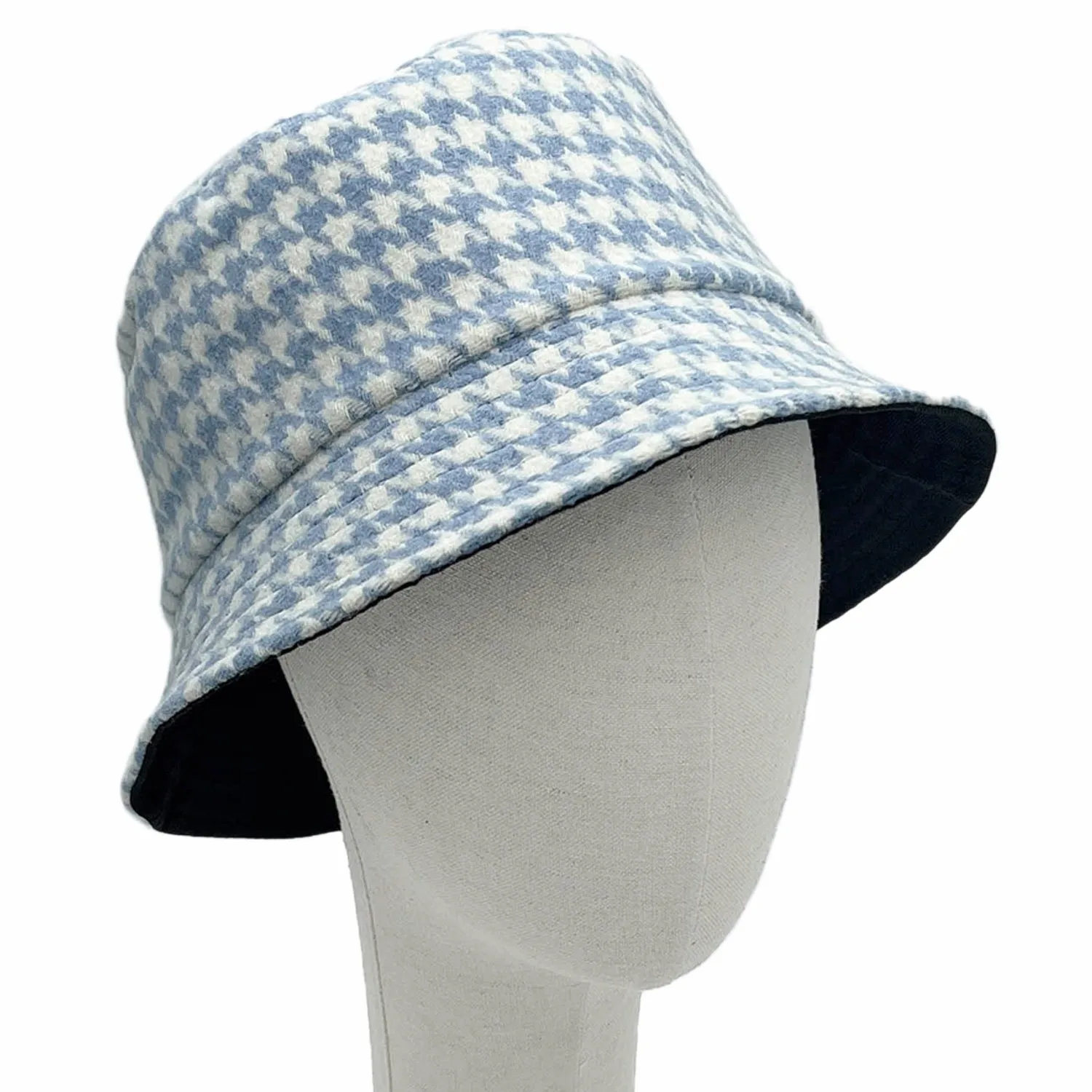 Empire Cove Womens Houndstooth Print Bucket Hat Fishermans