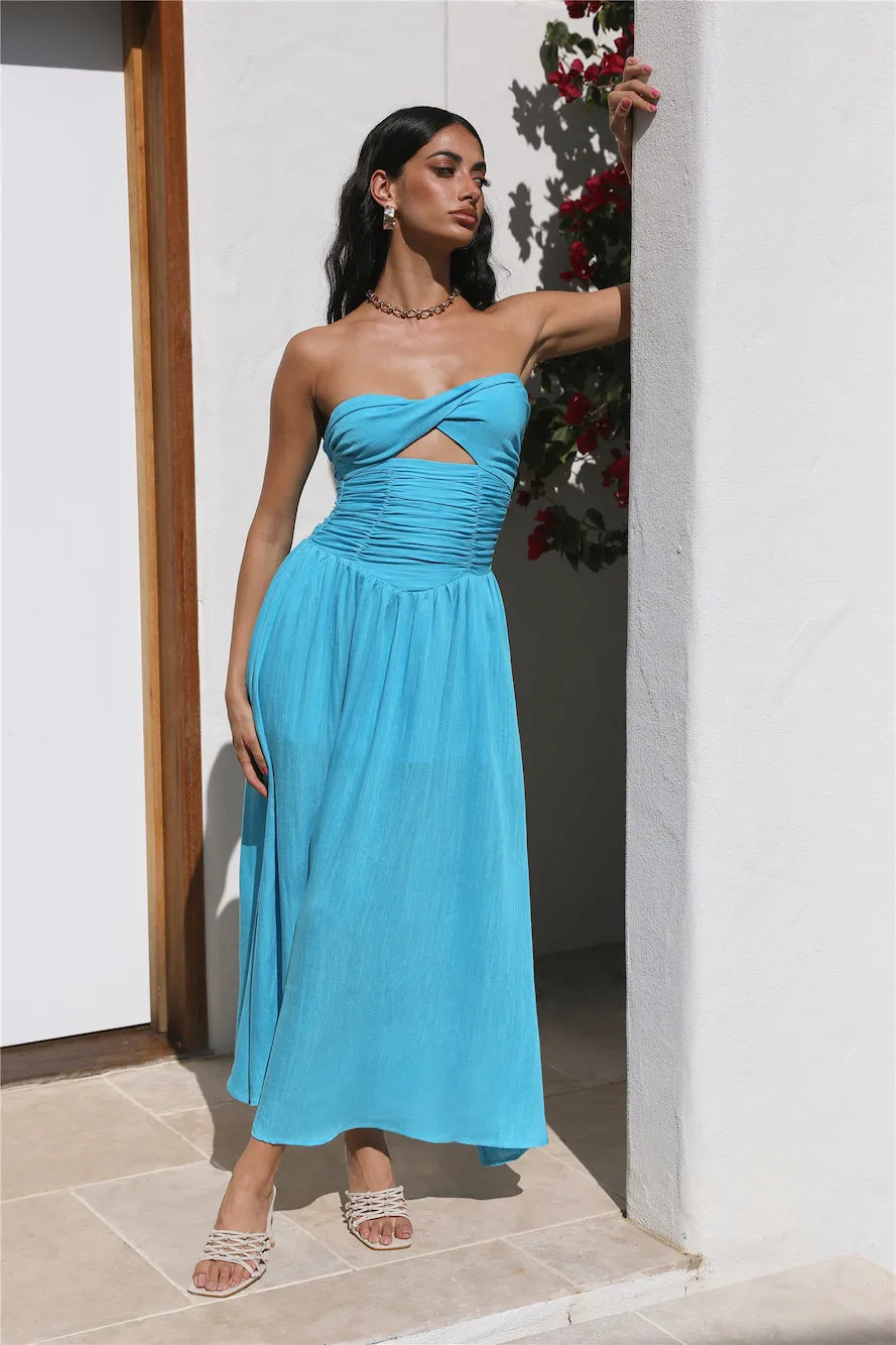 Endless Travels Maxi Dress Blue