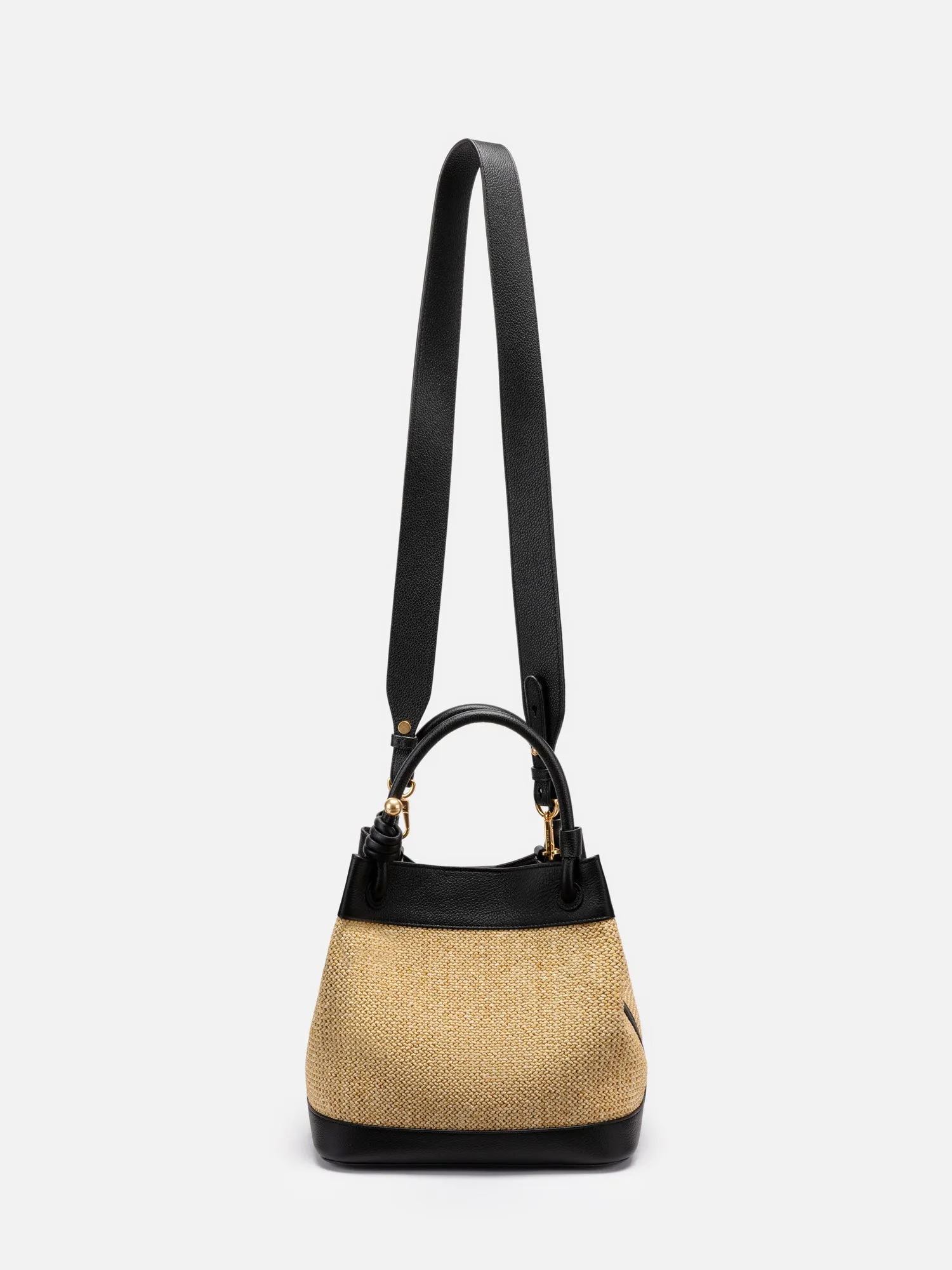 EP YAYING Lucky Woven Bucket Handbag