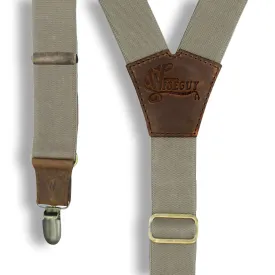 Essential Smokey Beige Wide Suspenders No. E5035