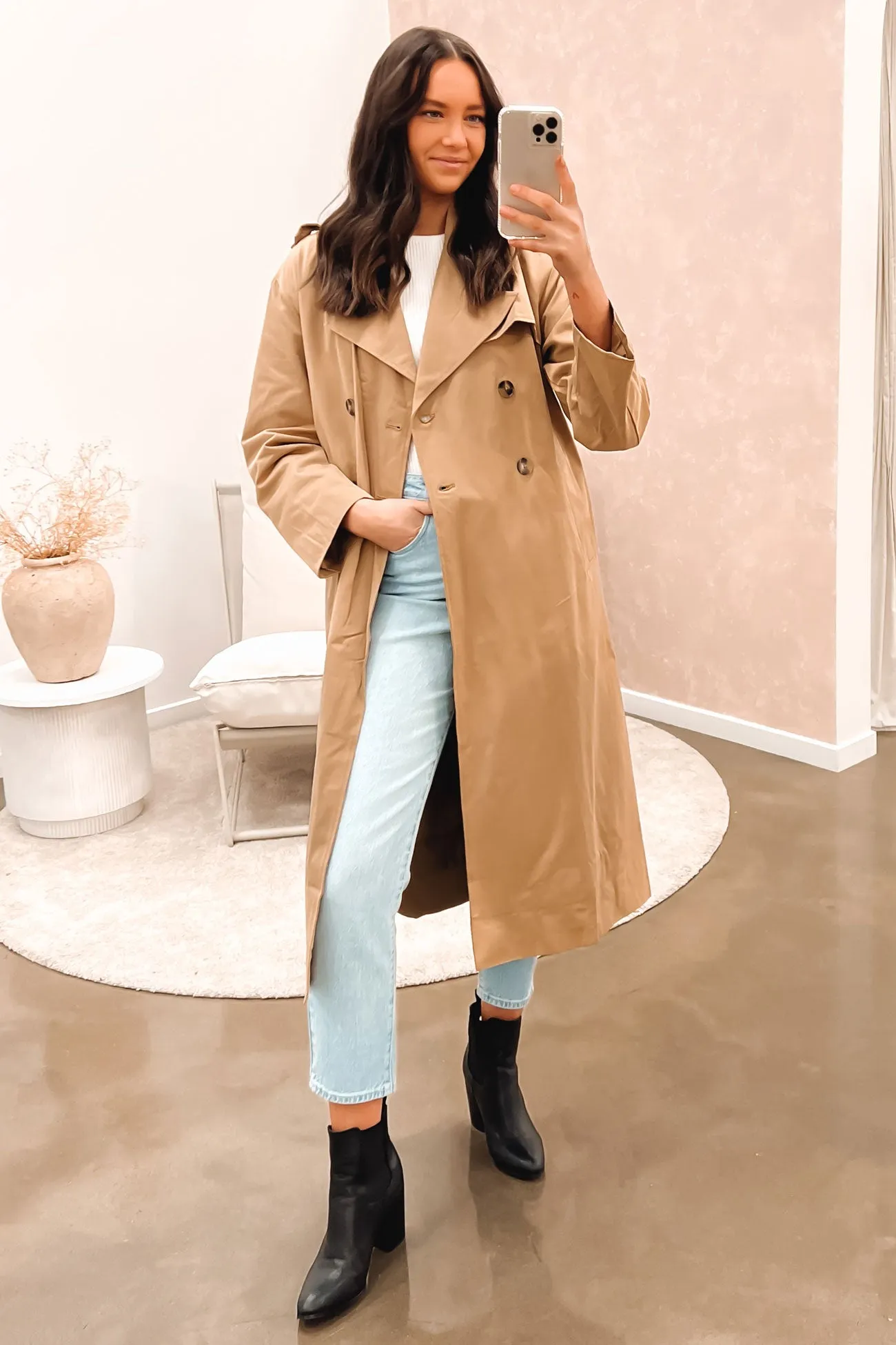 Evani Trench Beige