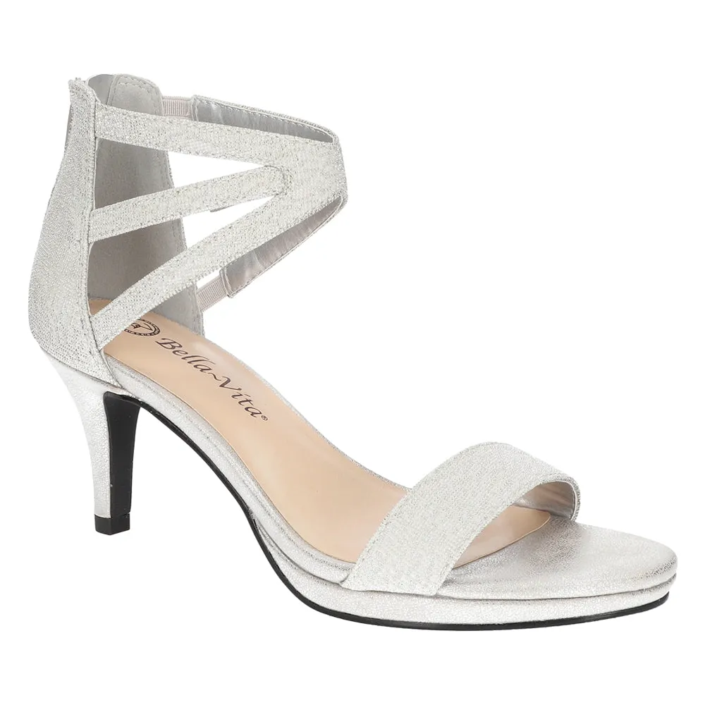 Everly Metallic Heeled Sandals