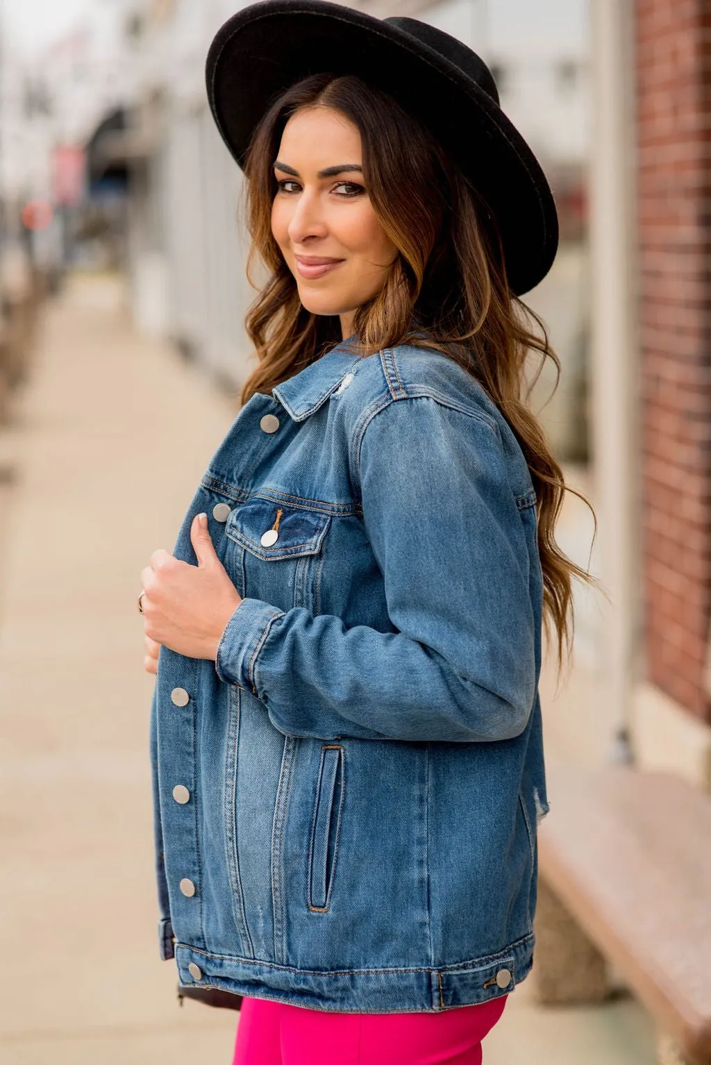 Everyday Full Length Denim Jacket