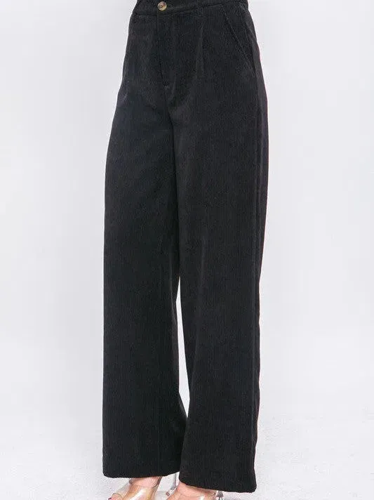 Everyday Style Corduroy Trouser Pants