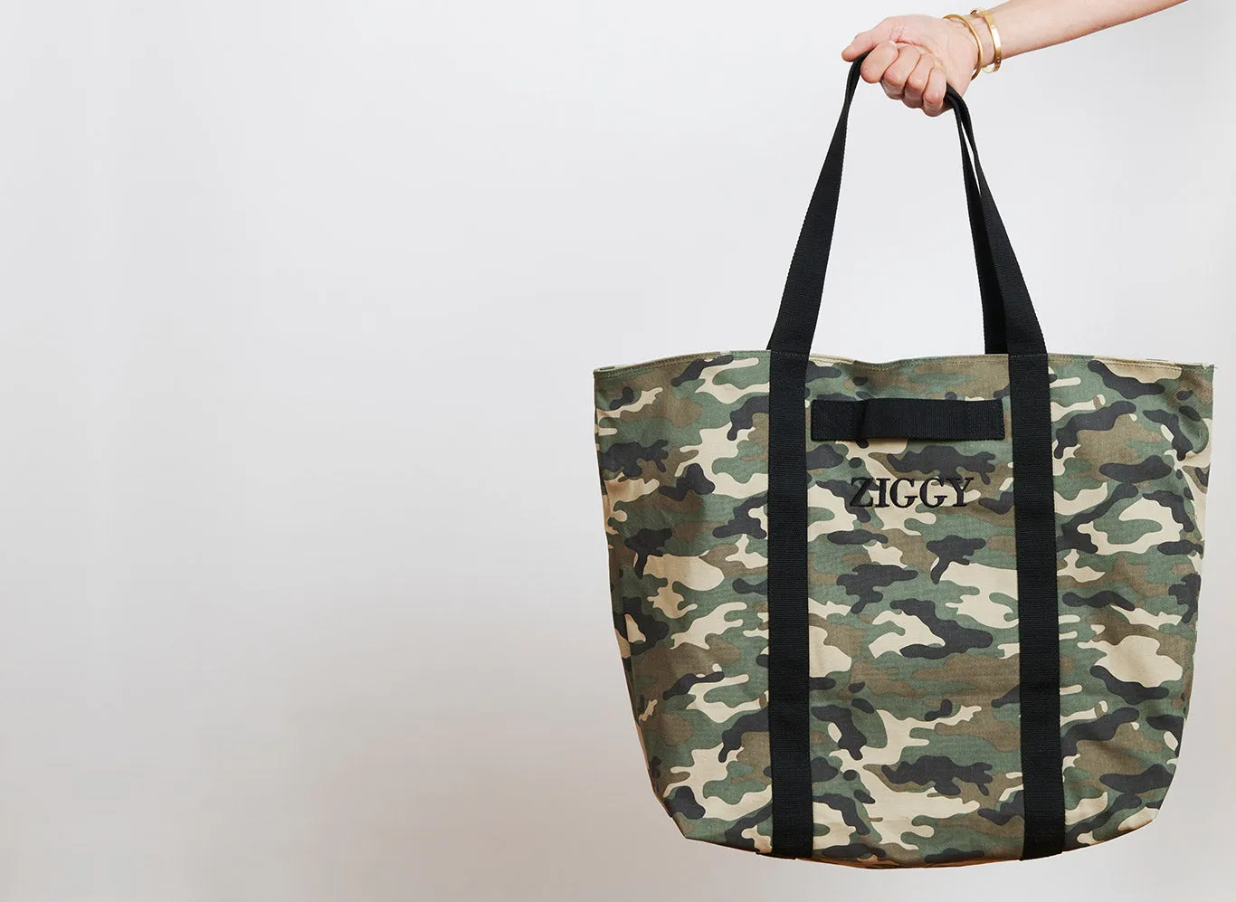 Everything Tote Bag - Camo / Black