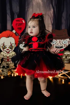 Evil Clown Whimsical Romper