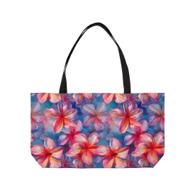 Exotic Plumeria Tote Bag (24" x 13" x 2")