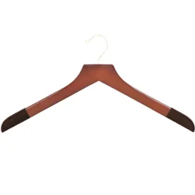 Extra-Large 21" Luxury Wooden Sweater and Polo Hanger