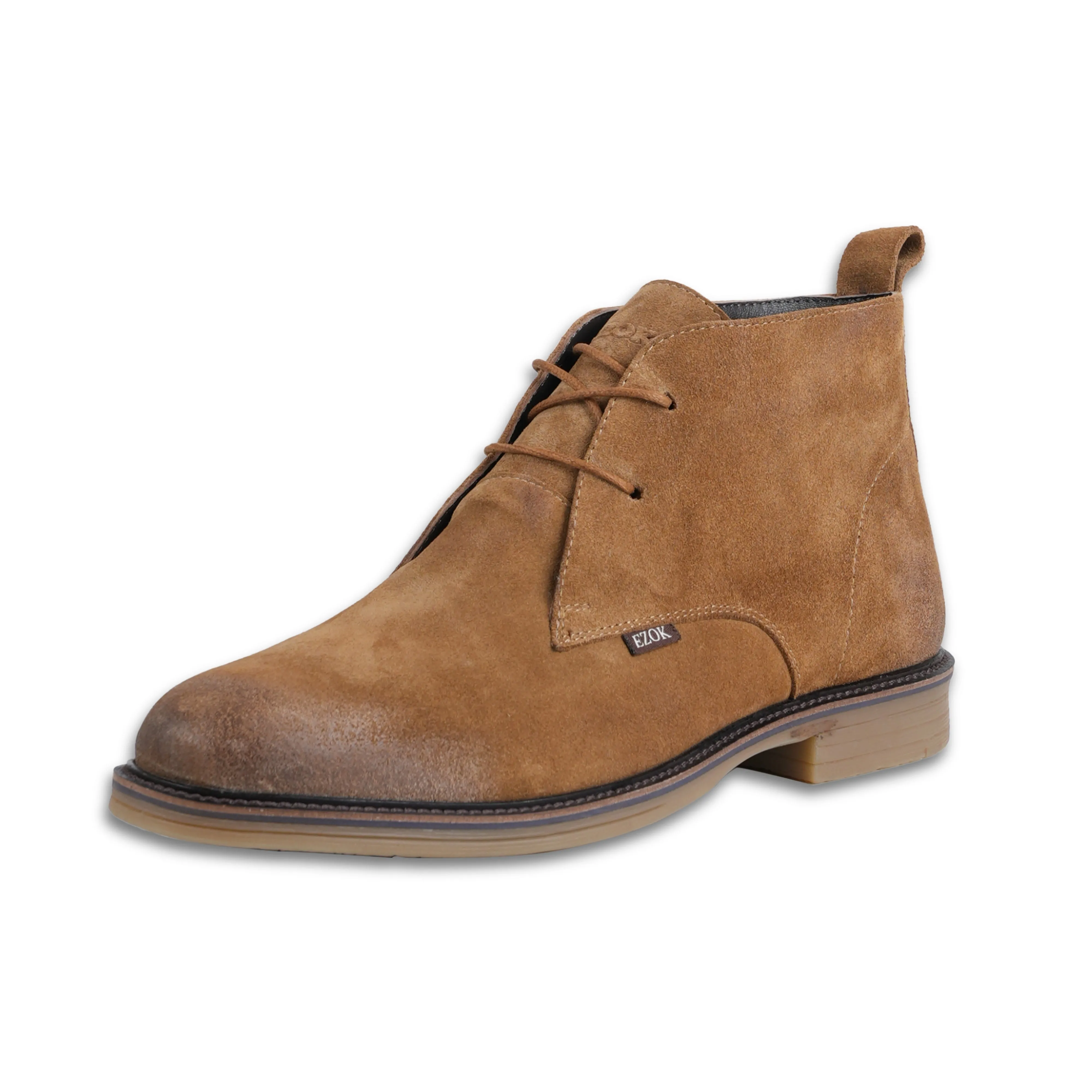 Ezok Leather Chukka Boots for Men