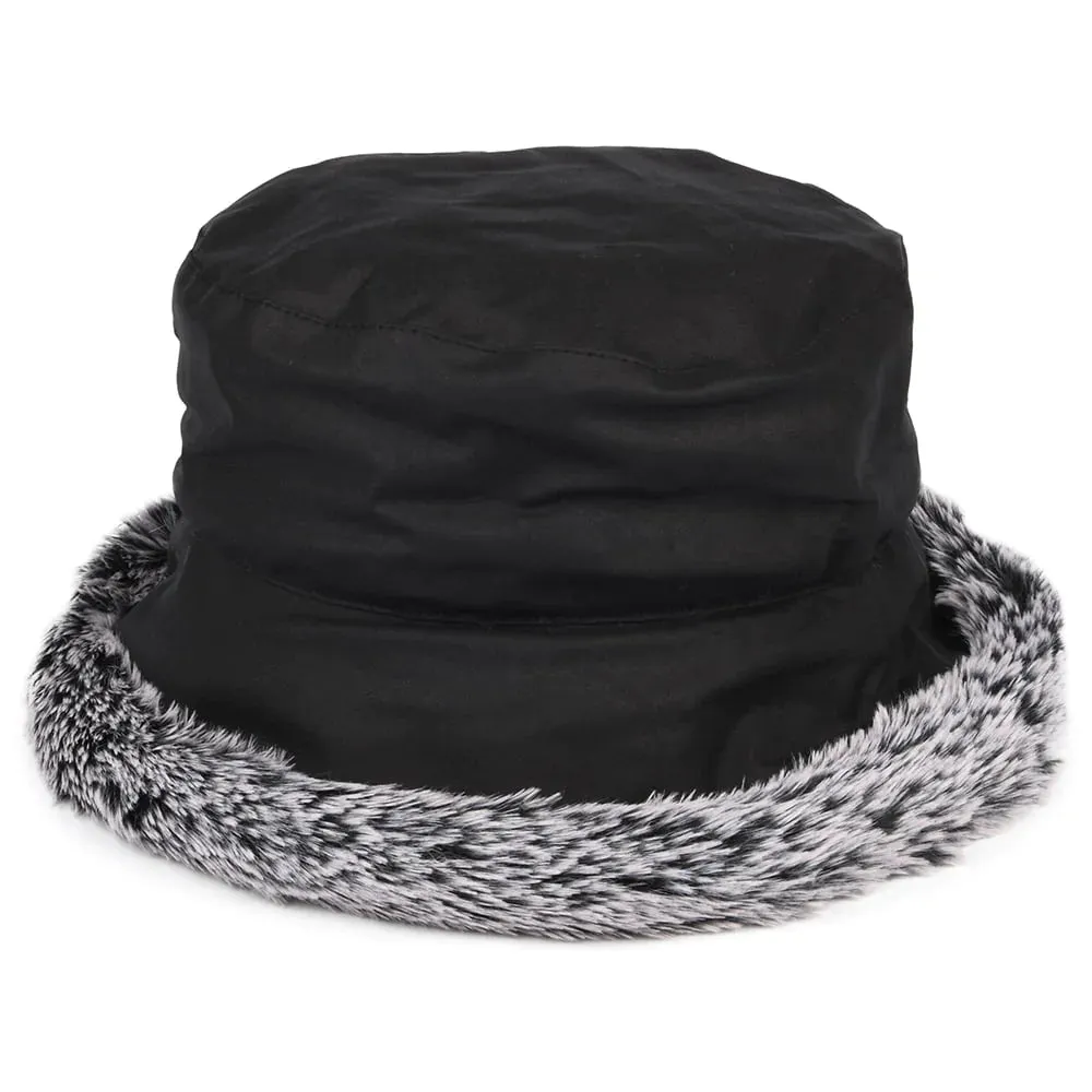 Failsworth Faux Fur Trimmed Waxed Hat