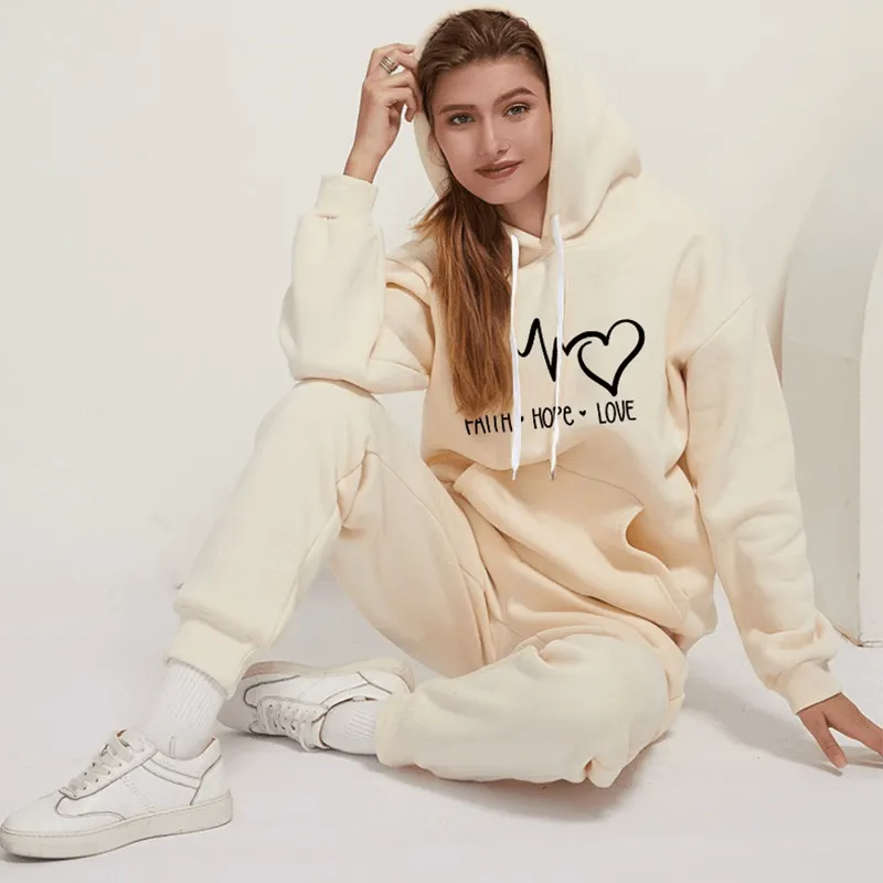 'Faith Hope Love' Christian Tracksuit Set