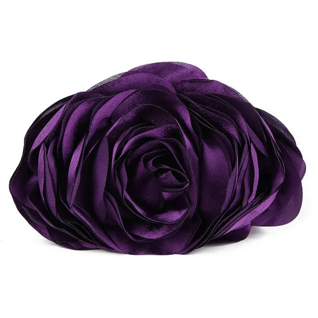 Fashion Flower Design Evening Purse-for Bride or Evening Wear Clutch