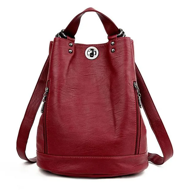 Fashion PU Leather Backpack