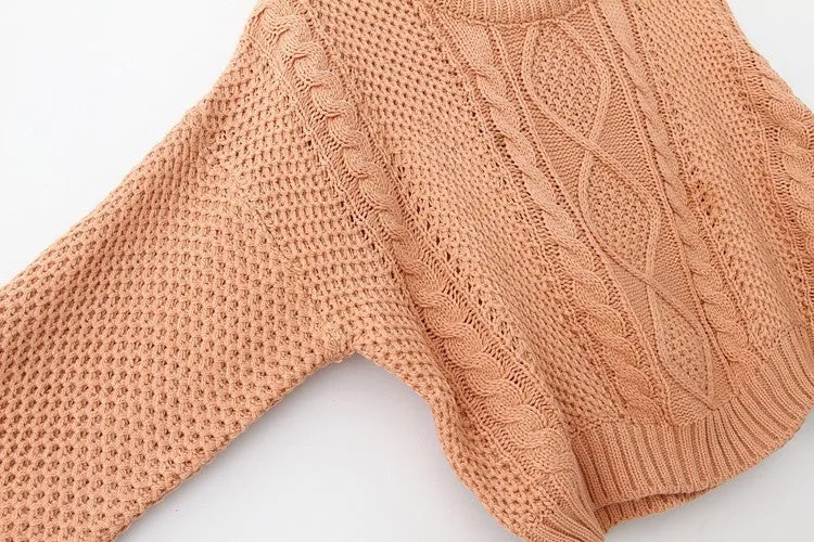 Fashion short woven sweaters