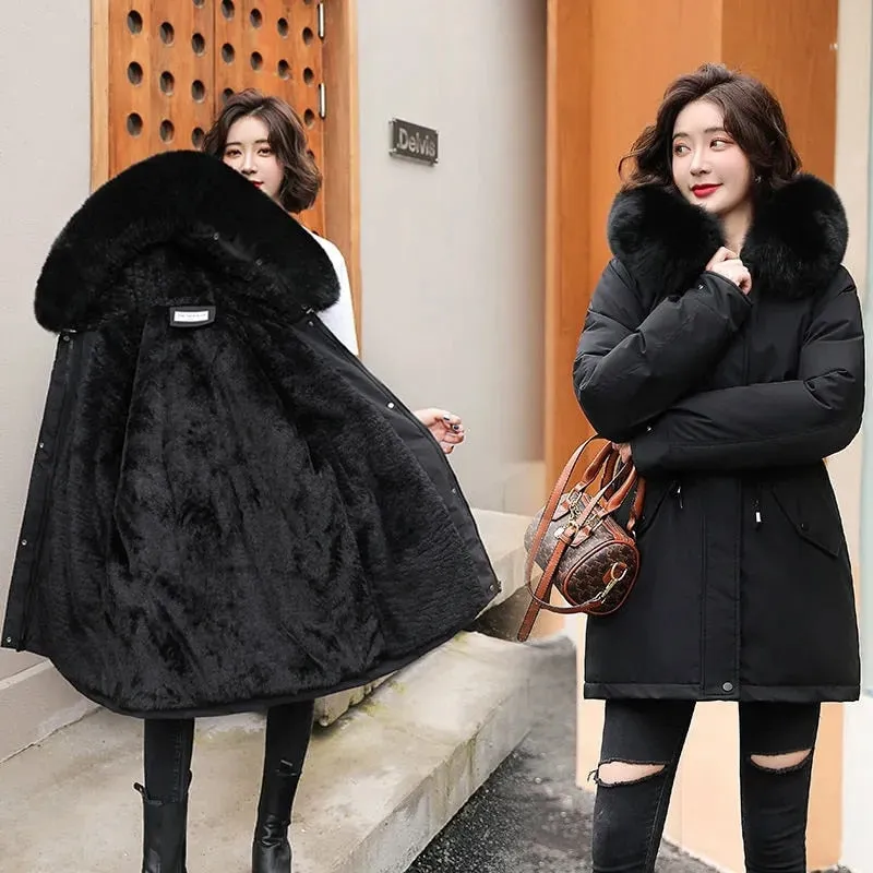 Fashionable Long Jackets, Warm Leather Parkas