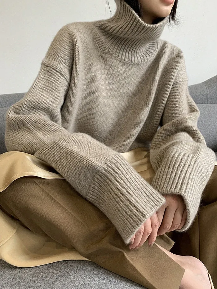 Fashionkova Paride Turtleneck Cashmere Sweater