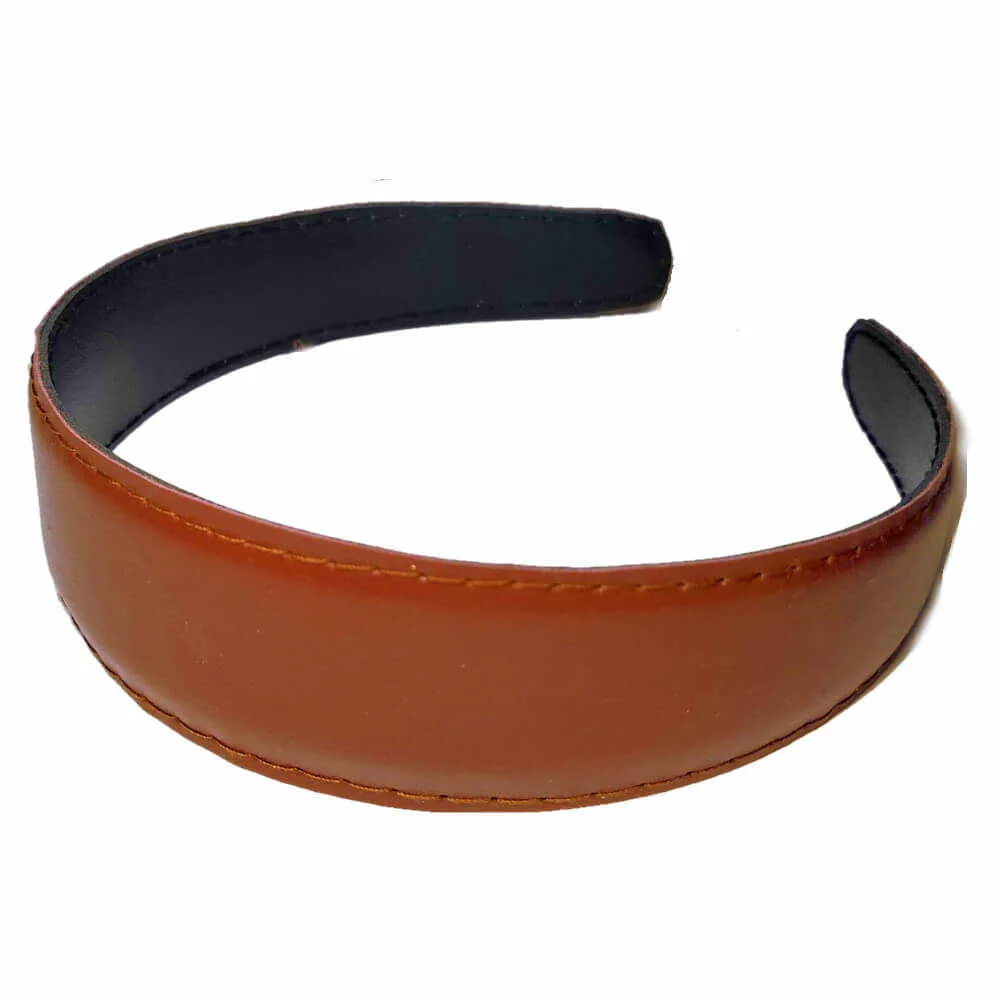 Faux Leather Headband