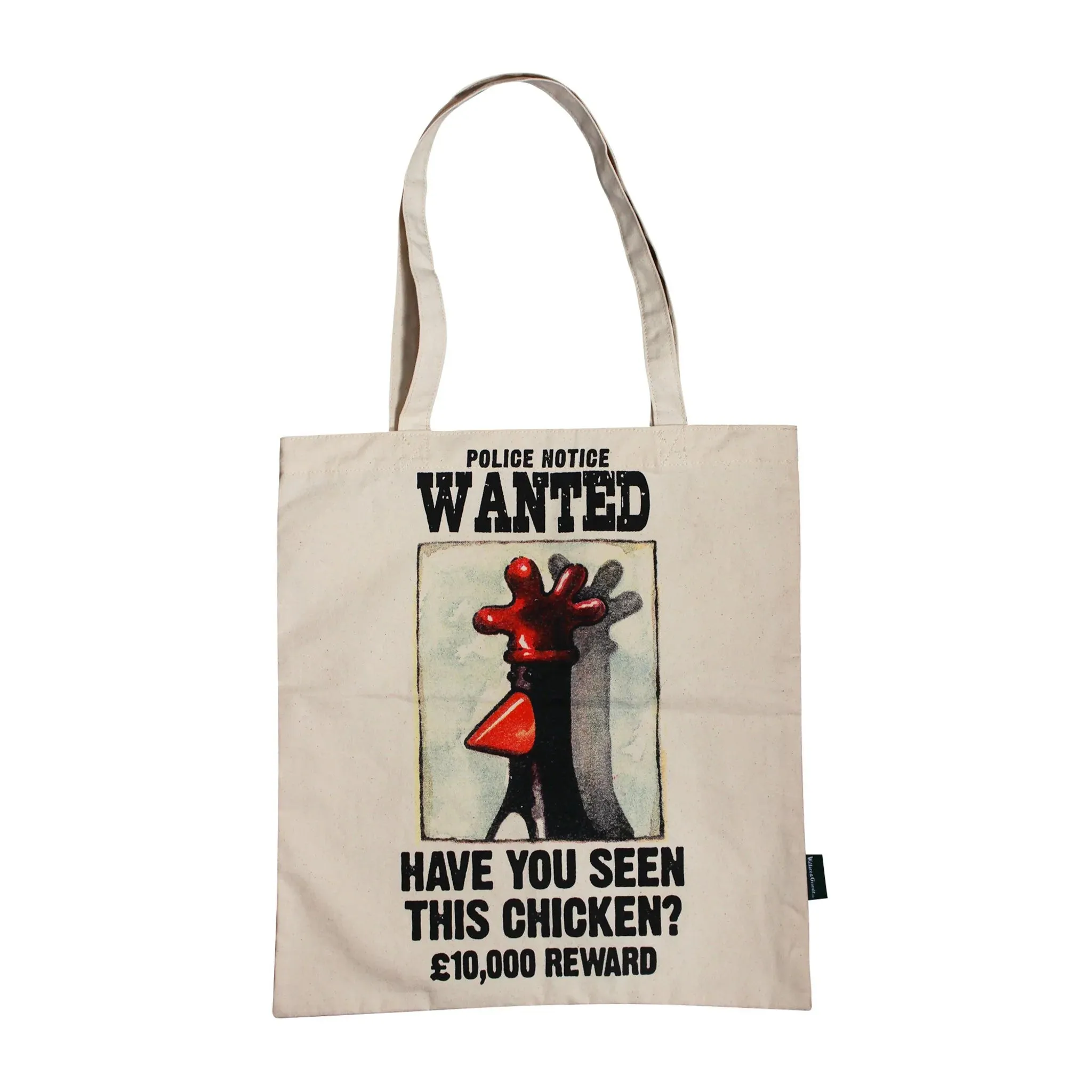 Feathers McGraw Wanted Poster Tote Bag