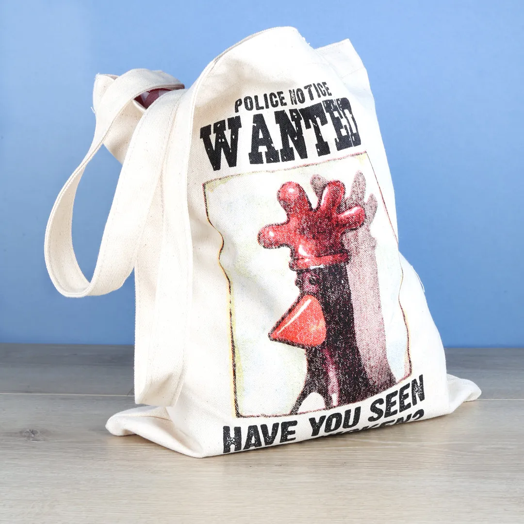 Feathers McGraw Wanted Poster Tote Bag