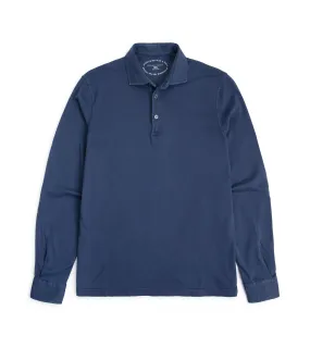 Fedeli Jersey Polo: Blue