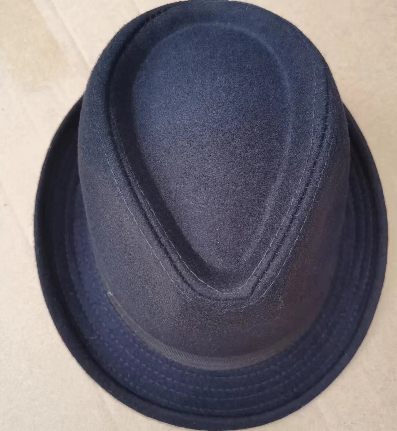 Fedora Hat Jazz Style  Bowler Hat for men 58cm