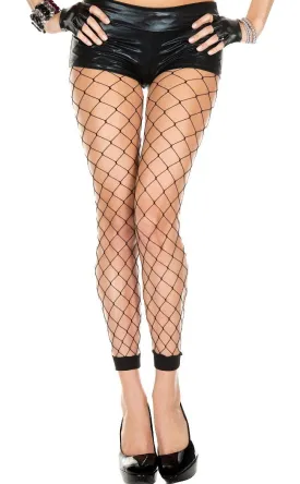 Festival Fence Net Footless Tights