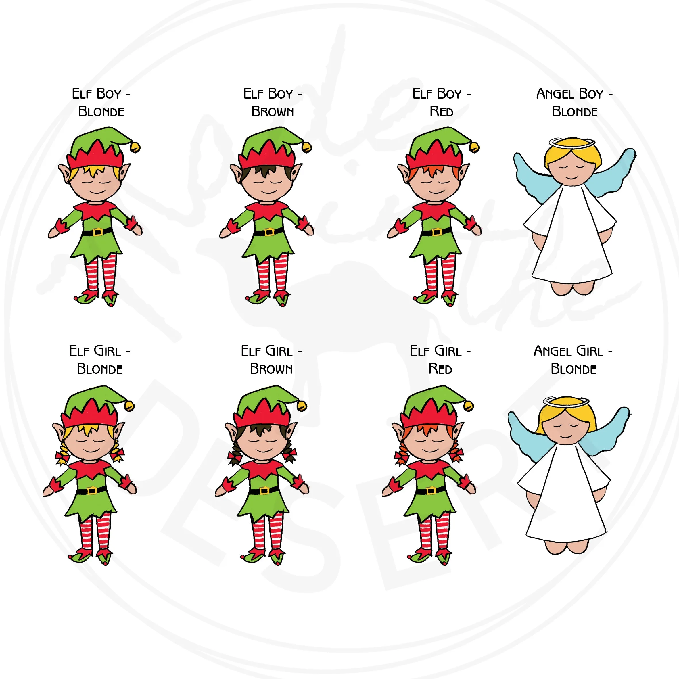 Festive Character Stocking - Non-personalised & Personalised