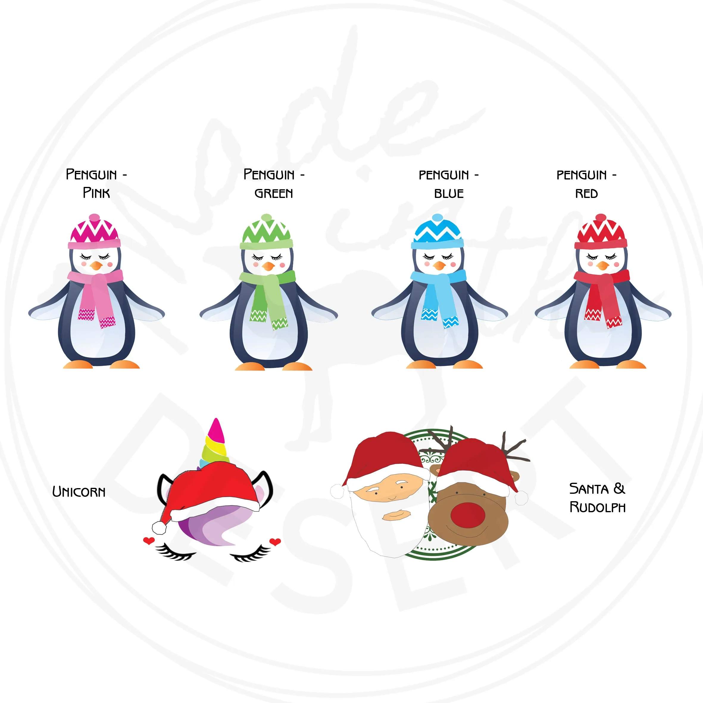 Festive Character Stocking - Non-personalised & Personalised