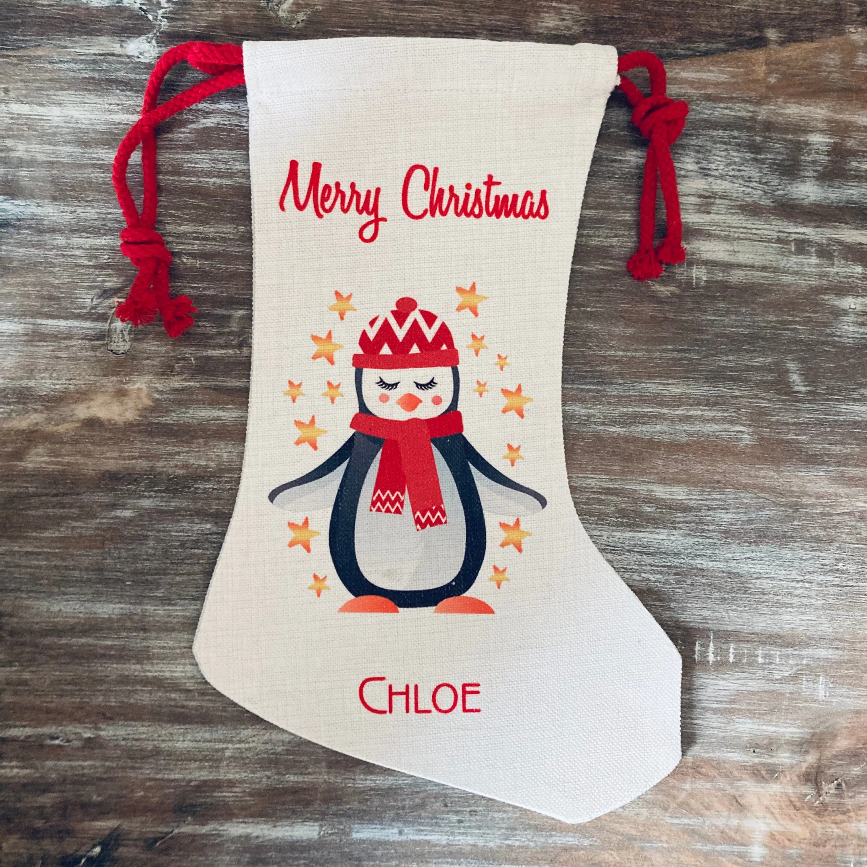 Festive Character Stocking - Non-personalised & Personalised