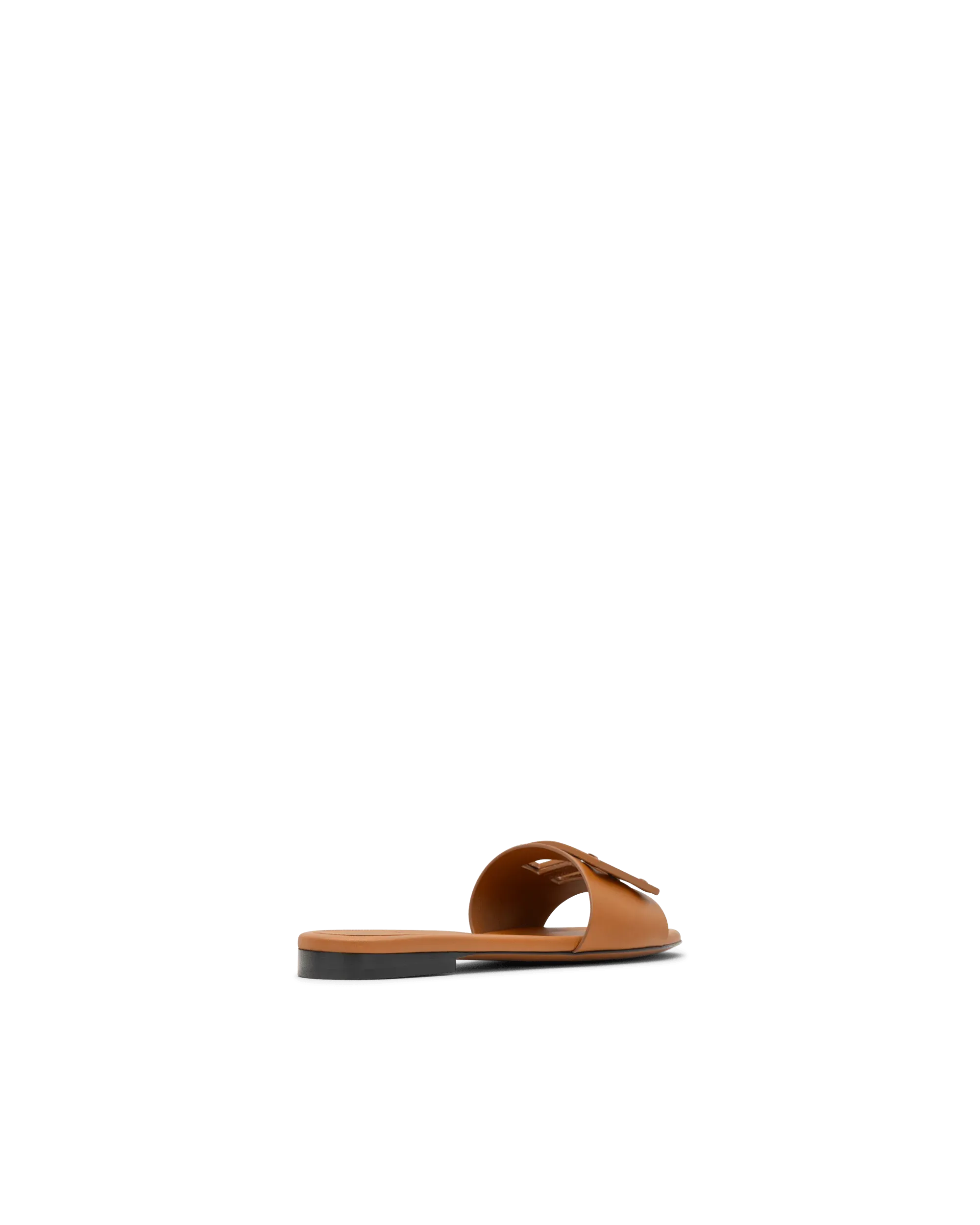 FF Baguette Leather Slides