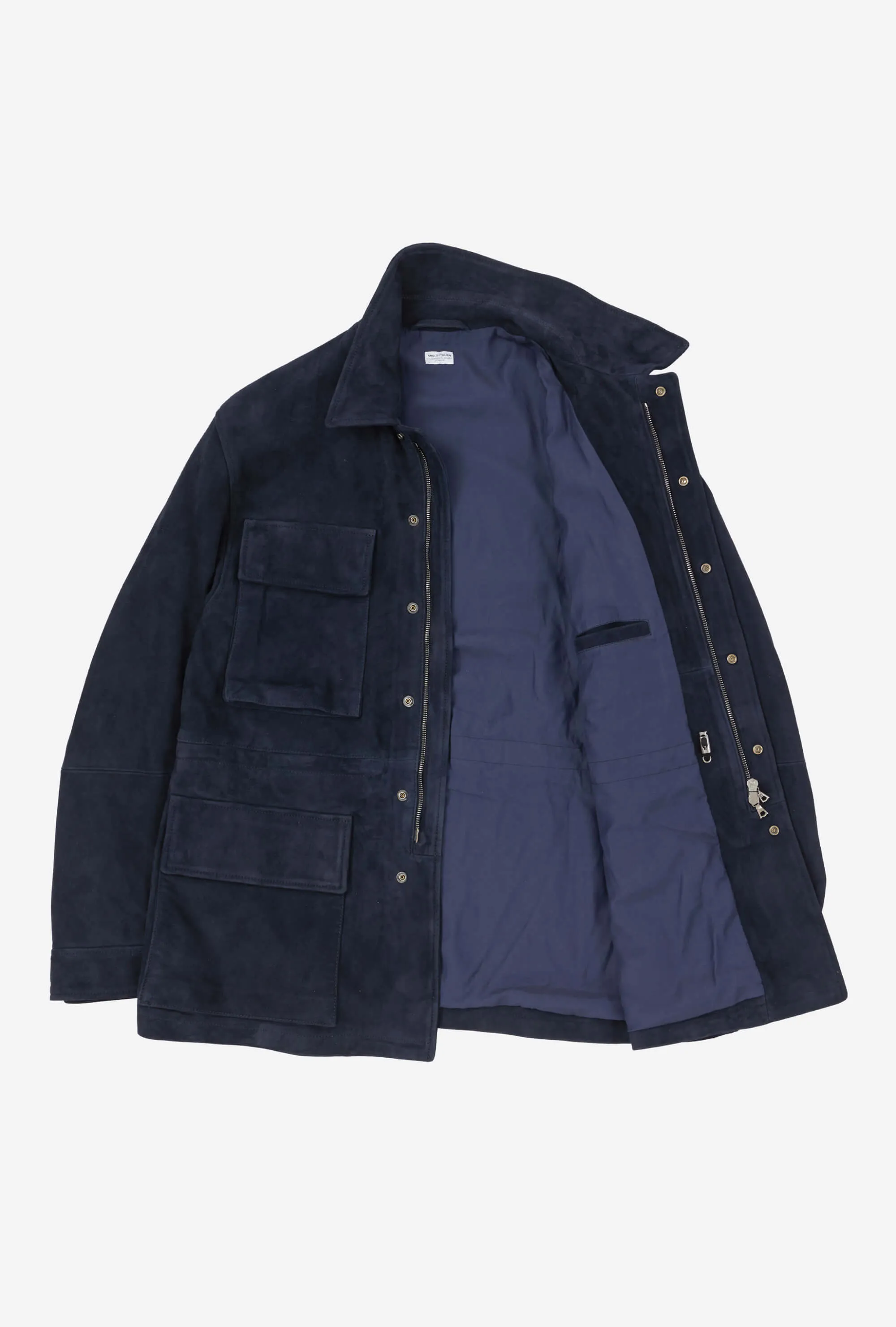 Field Jacket Navy Suede