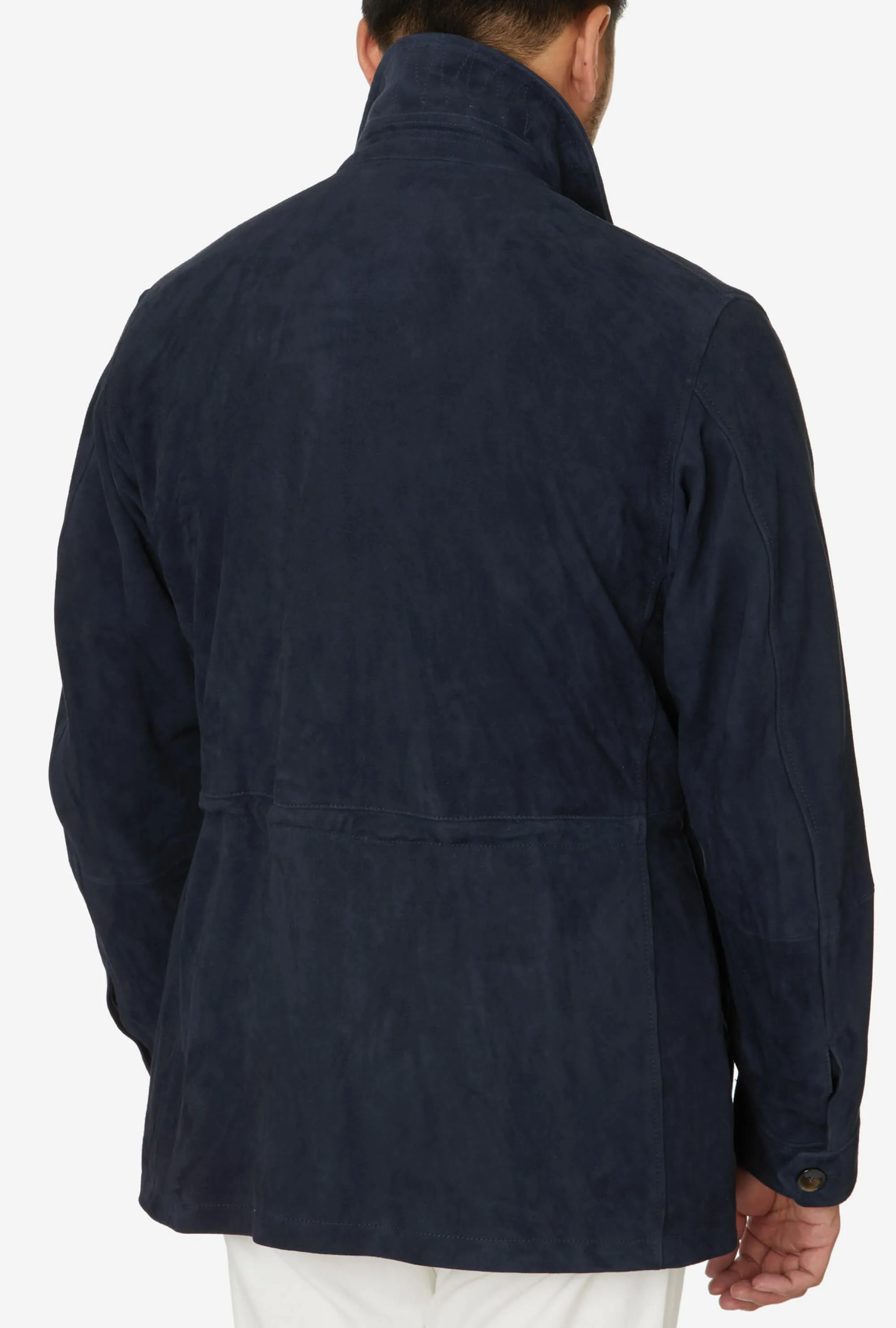 Field Jacket Navy Suede