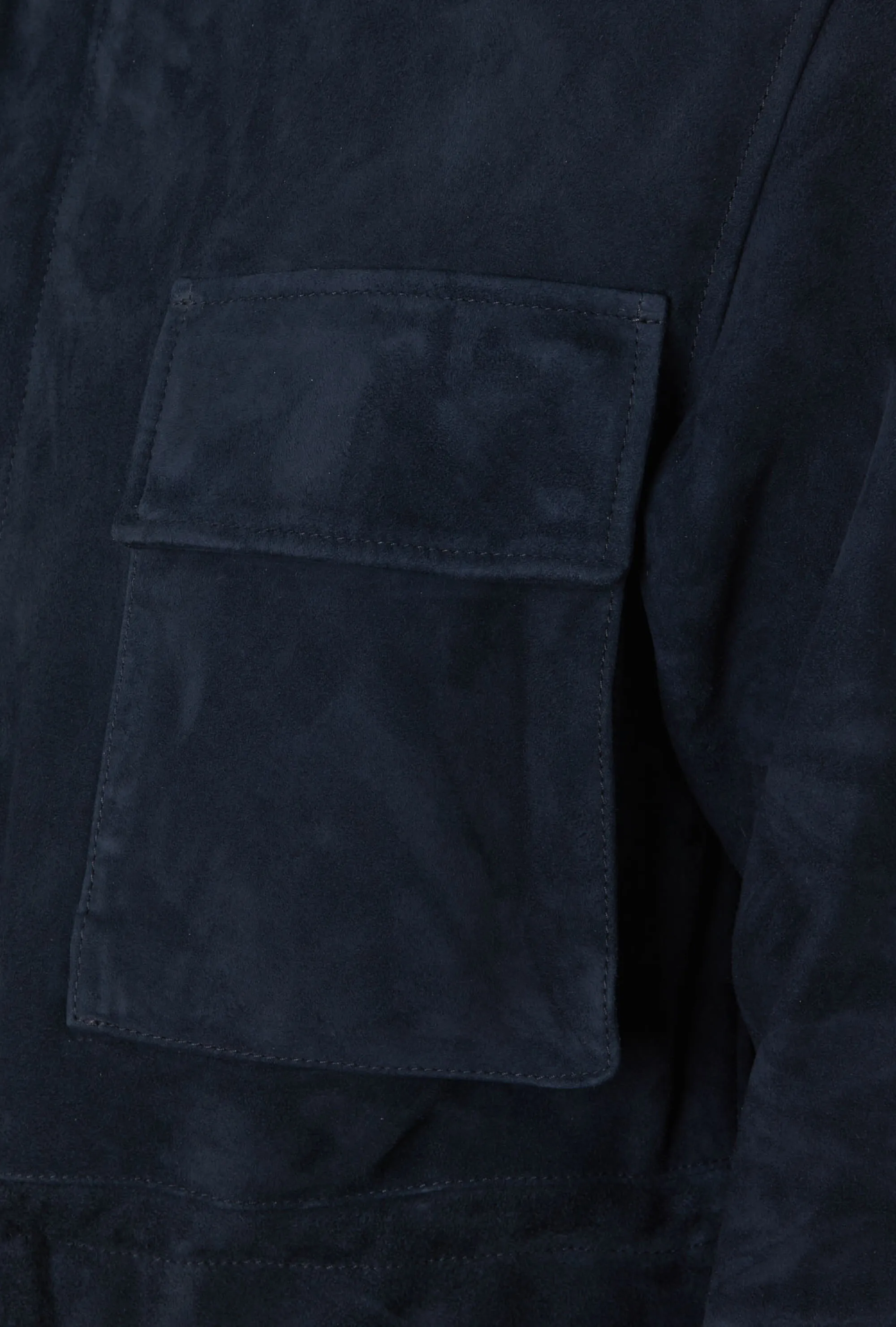 Field Jacket Navy Suede