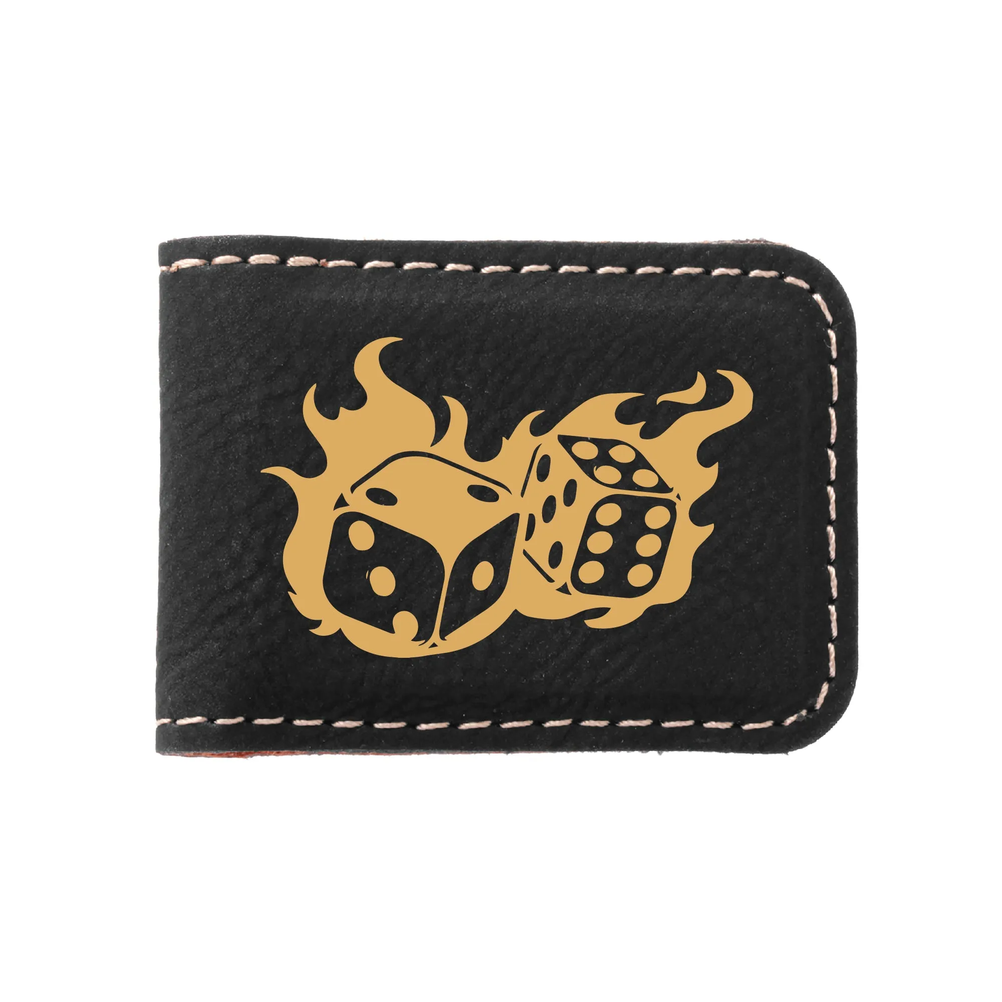 Fire & Dice Money Clip