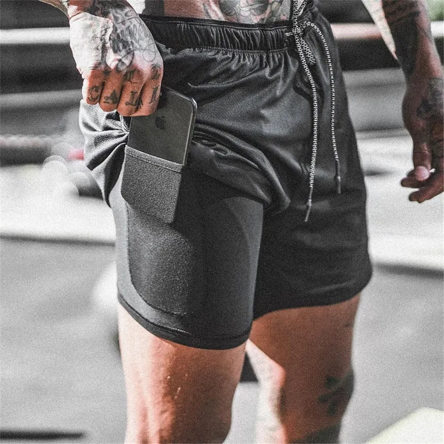 Fitness hub Double-deck Short Pant for Men