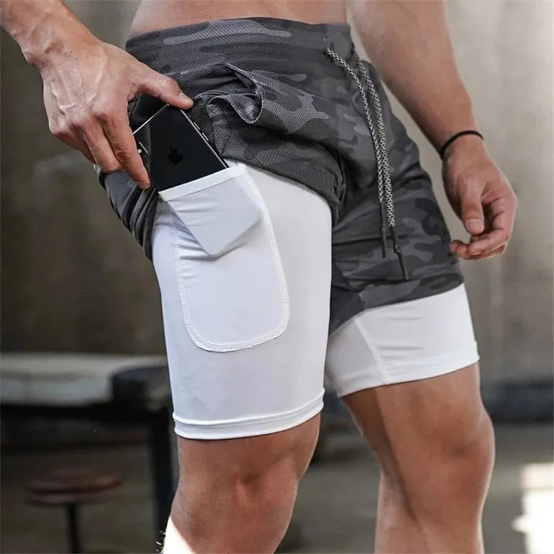 Fitness hub Double-deck Short Pant for Men