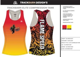 Flame-Speed- Mens Track Compression Tank